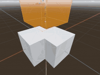A small clip showcasing Godot's "Boolean Tool"